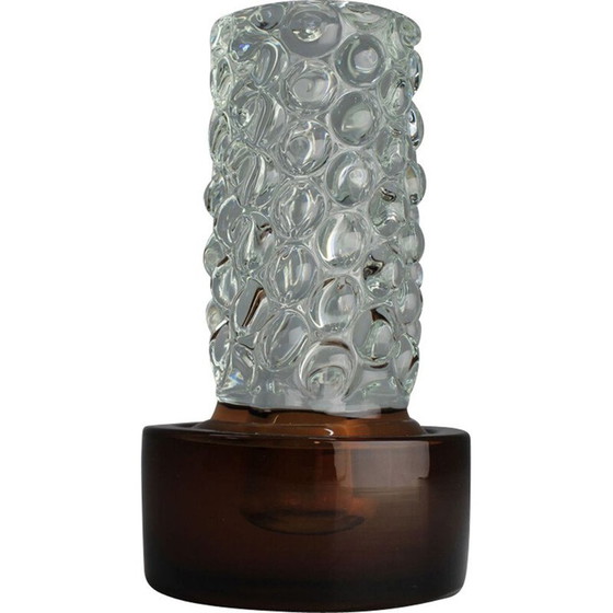 Image 1 of Vintage Czech glass vase by Frantisek Vizner for Skrdlovice, 1970