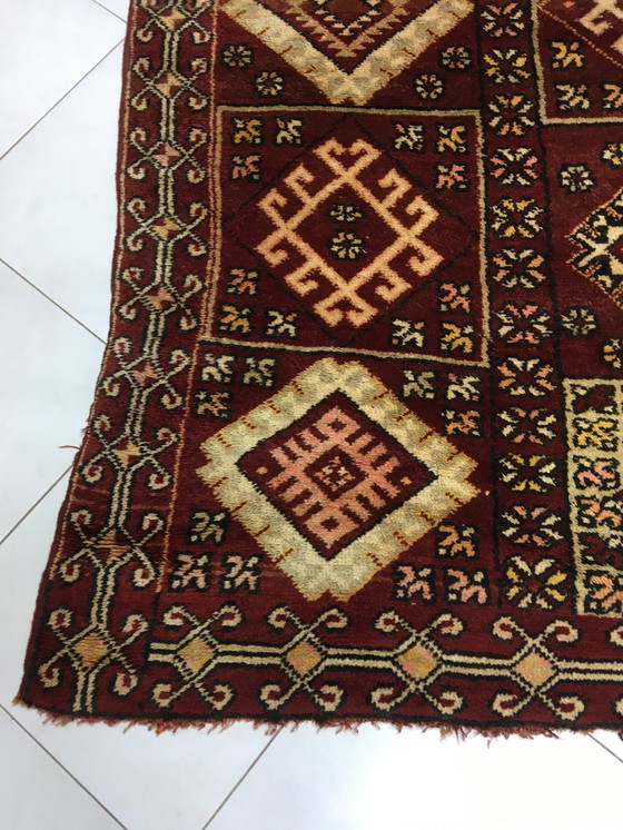 Image 1 of Old Berber Zemmour Rug 3m43 x 1m83