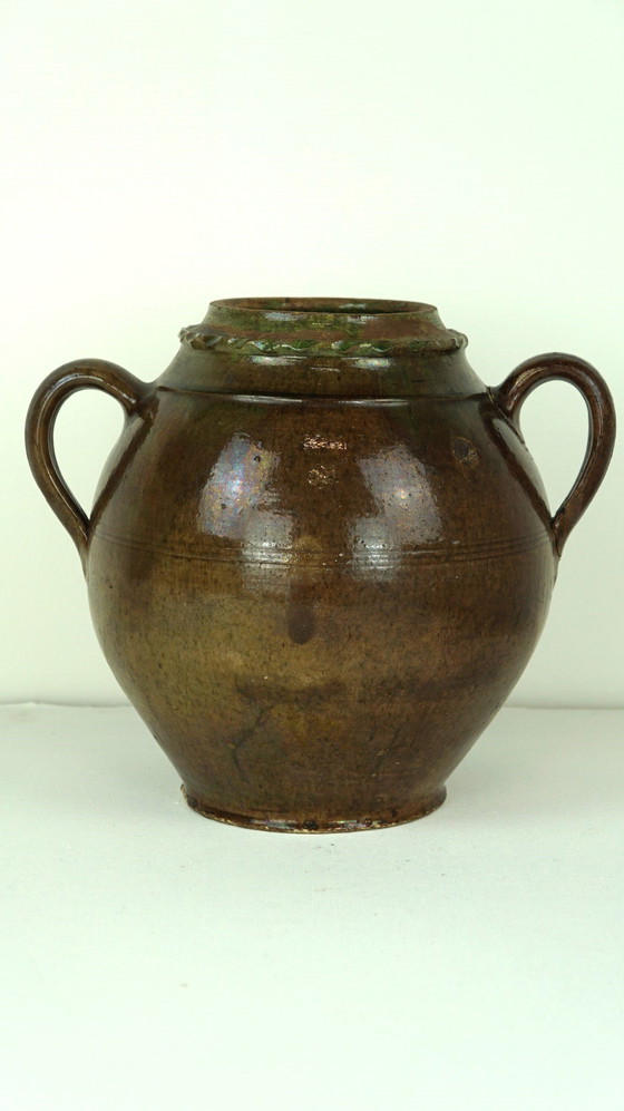 Image 1 of Earthenware Jar With 2 Ears