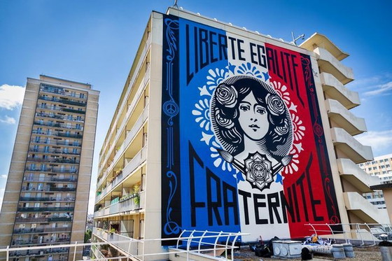 Image 1 of OBEY Shepard Fairey 2020 —  Liberté, Égalité, Fraternité