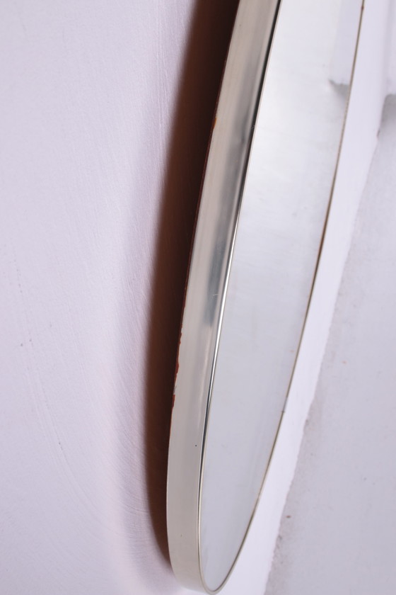 Image 1 of Vintage Large wall mirror with gold colored border,1960s