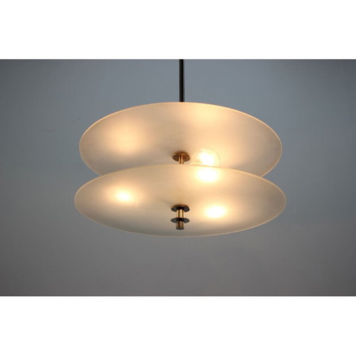 Vintage art deco hanging lamp, 1930