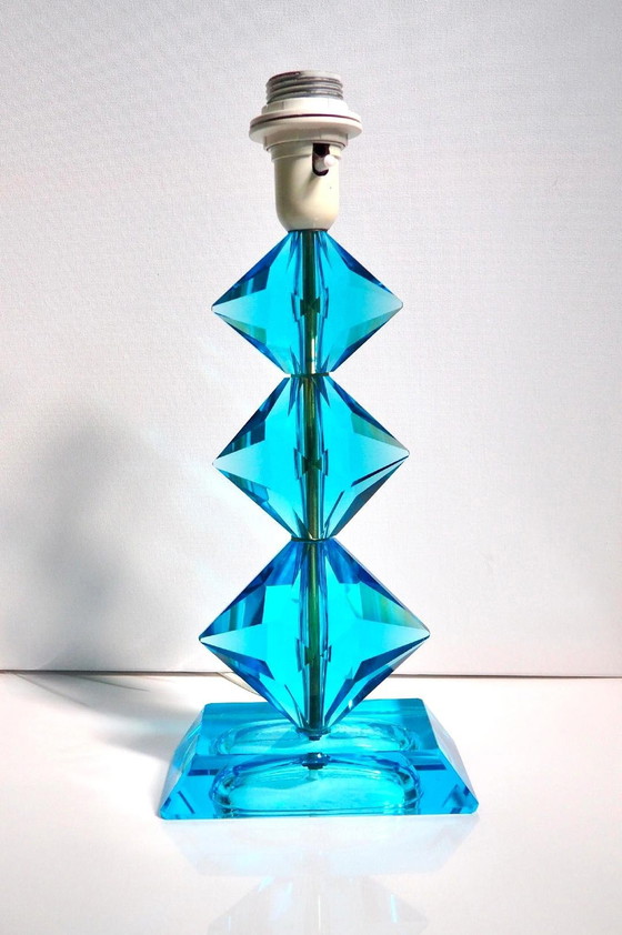 Image 1 of Cut Crystal Lamp Stand