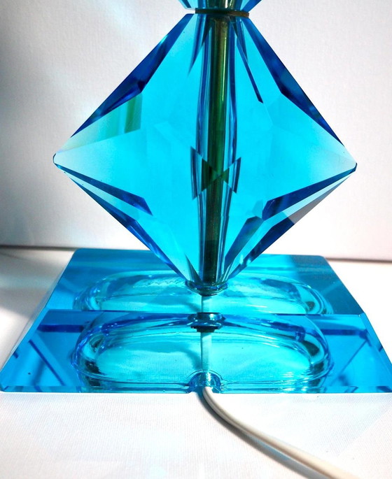 Image 1 of Cut Crystal Lamp Stand