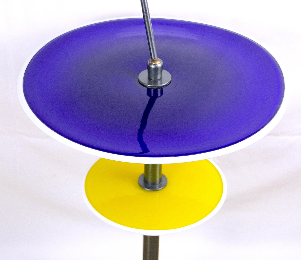 Hanging lamp Olympia with a large glass shade by Daniel Puppa for Fontana Arte | #276600