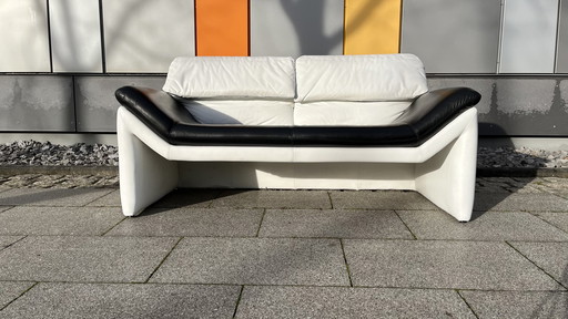 Cor Design Sofa leather black-white