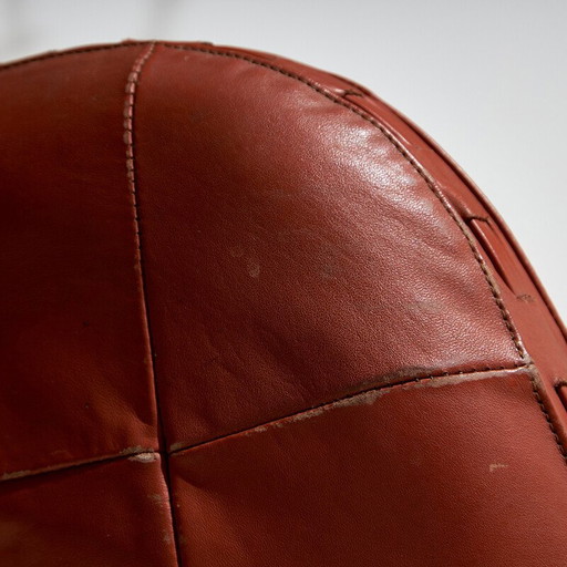 Vintage lounge chair in Brazilian leather by Jean Gillon for Probel, 1960