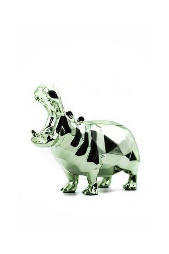 Image 1 of Richard Orlinski Hippo Spirit Green