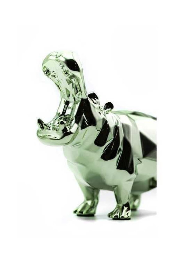 Image 1 of Richard Orlinski Hippo Spirit Green