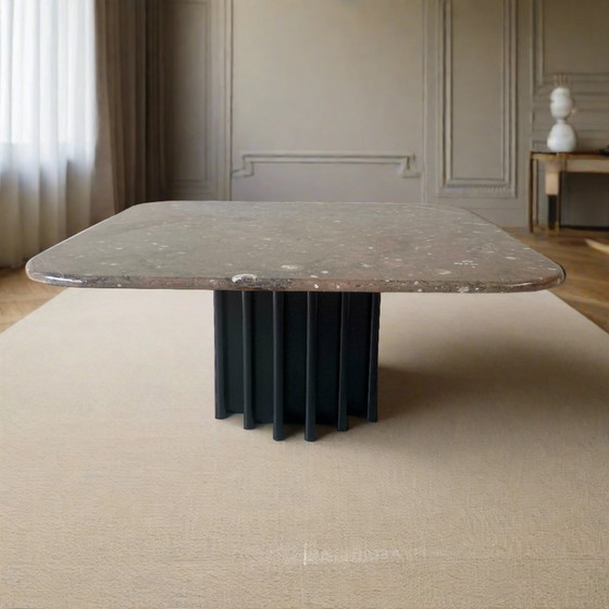 Image 1 of Heinz Lilienthal fossil design coffee table 1980