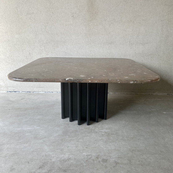 Image 1 of Table basse design fossile Heinz Lilienthal 1980