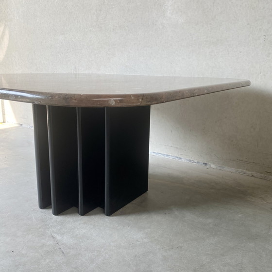 Image 1 of Heinz Lilienthal fossil design coffee table 1980