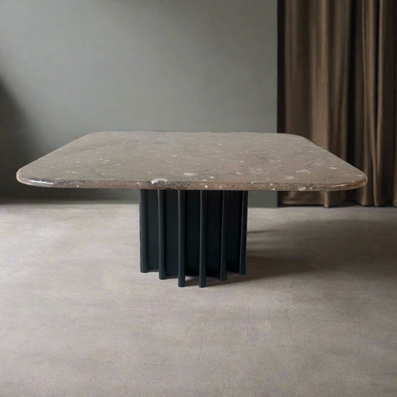 Image 1 of Heinz Lilienthal fossil design coffee table 1980