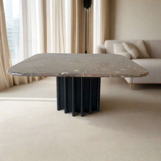 Image 1 of Table basse design fossile Heinz Lilienthal 1980