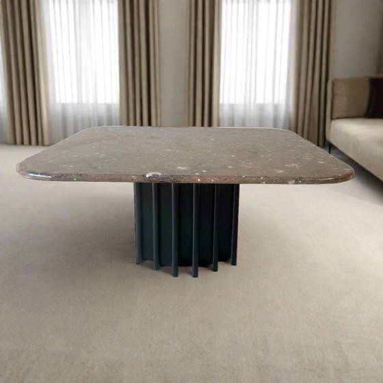 Image 1 of Heinz Lilienthal fossil design coffee table 1980