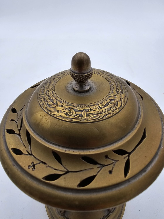 Image 1 of Antique Brass Perfume Burner