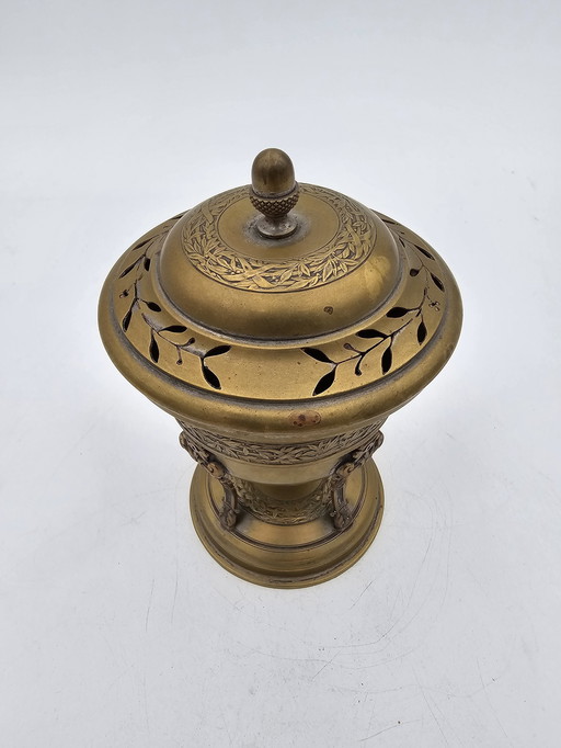 Antique Brass Perfume Burner