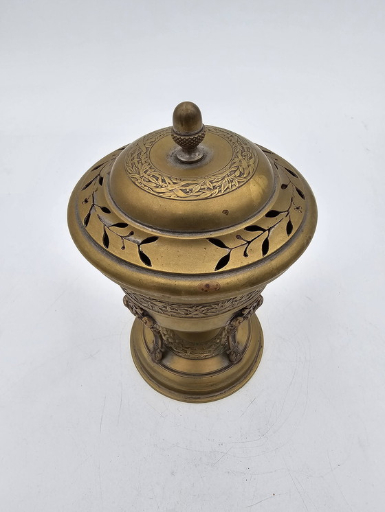 Image 1 of Antique Brass Perfume Burner