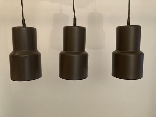 3X Philips Vintage Pendant Lamps (1970s)