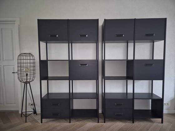 Image 1 of 2X Bepure Home Shelves Black