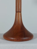 Large Mid - Century vintage teak table lamp
