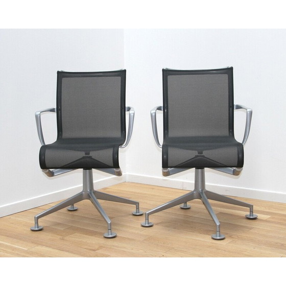Image 1 of Pair of vintage office chairs Meetingframe 436 for Alias