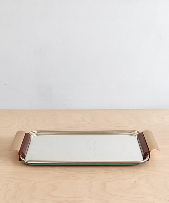 Image 1 of Tray With Mirror Glass