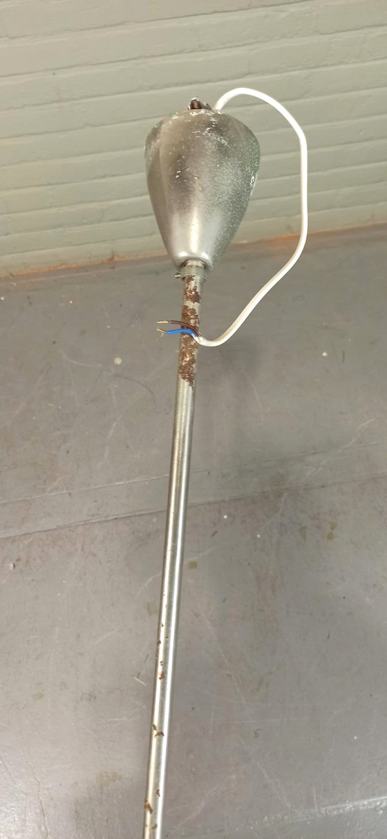 Image 1 of Lampada da sospensione vintage Art Déco a druppel opalino