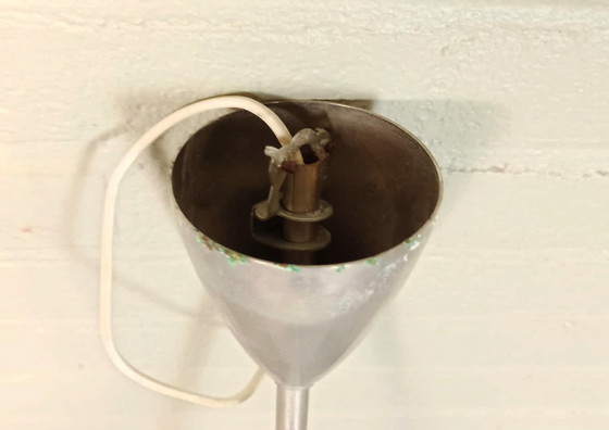 Image 1 of Lampada da sospensione vintage Art Déco a druppel opalino