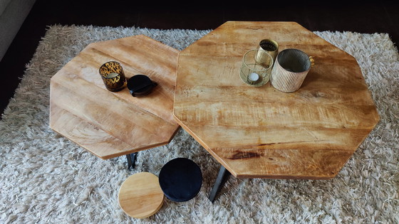 Image 1 of 2x Modern coffee table set + minis