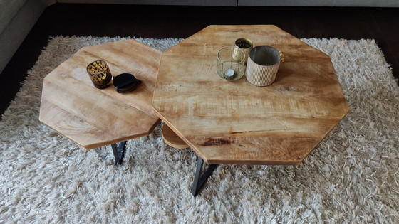 Image 1 of 2x Modern coffee table set + minis