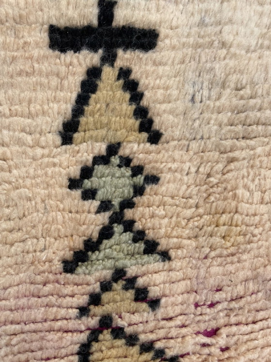 Image 1 of Tan Moroccan Berber Boujaad Rug