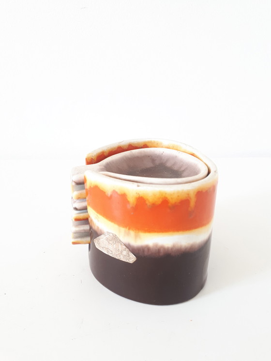 Image 1 of Strehla ceramic 70's vintage Tapas set