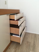 Pastoe buffet L160 Jubilee - cerisier avec blanc