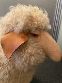 Ottoman vintage Sheep, Peter Krafft