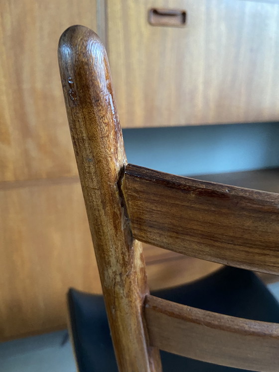 Image 1 of 3 x chaises à échelle vintage