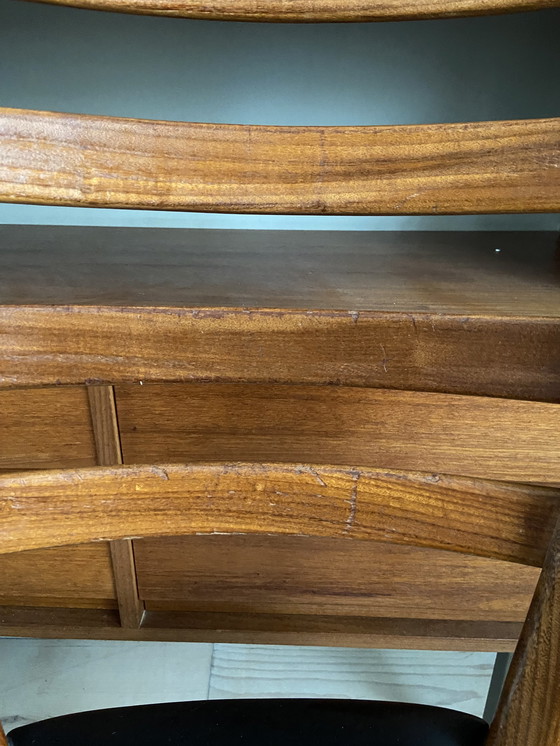 Image 1 of 3 x chaises à échelle vintage