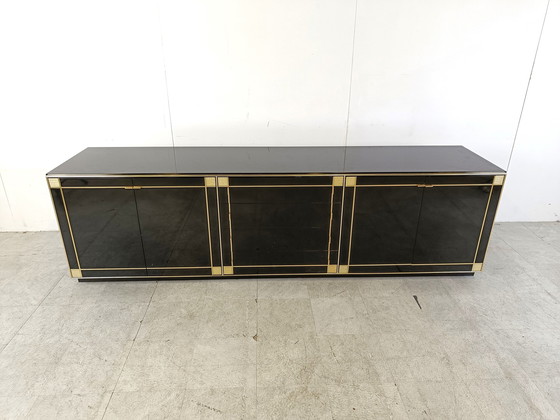 Image 1 of Pierre Cardin Black Lacquered Sideboard