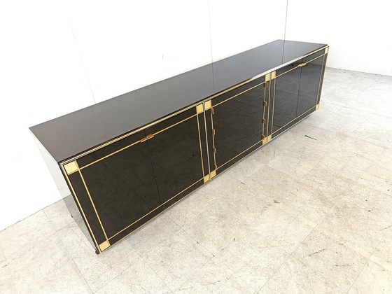 Image 1 of Pierre Cardin Black Lacquered Sideboard