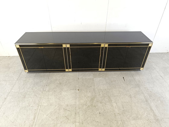 Image 1 of Pierre Cardin Black Lacquered Sideboard