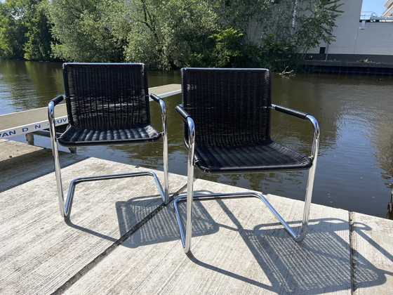 Image 1 of 2x Cantilever chair Bauhaus style