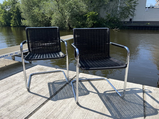 Image 1 of 2x Cantilever chair Bauhaus style