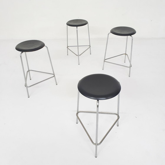 Image 1 of Tabourets "M3170" Arne Jacobsen pour Fritz Hansen, Danemark, 1967