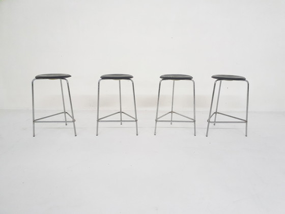 Image 1 of Arne Jacobsen for Fritz Hansen "M3170" stools, Denmark, 1967