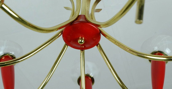 Image 1 of Vintage hang lamp sputnik 1950s