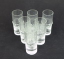 6x Iittala Niva shot glasses by Tapio Wirkkala