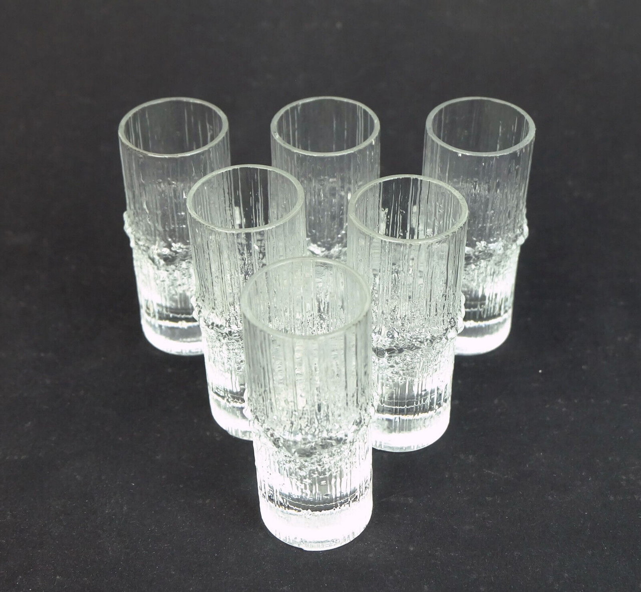iitala Niva Tapio Wirkkala グラス 6個セット 6x Iittala Niva shot glasses by Tapio Wirkkala | €85 | Whoppah