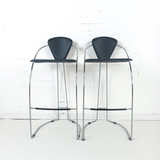 Image 1 of 2x Vintage bar stools