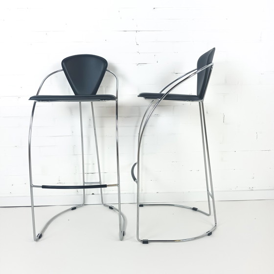 Image 1 of 2x Vintage bar stools