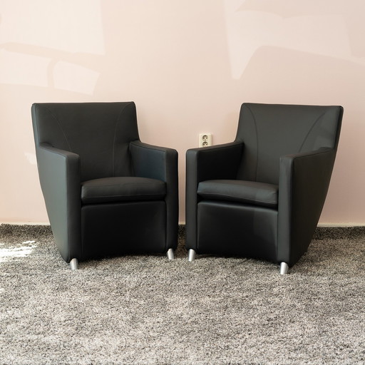 2x fauteuil Leolux Dolcinea